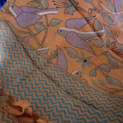 Peach bird kantha - Image 3