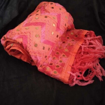 Peach classic Dupatta