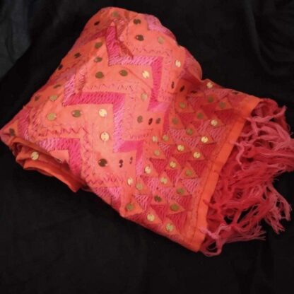 Peach classic Dupatta - Image 2