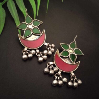 Floral green red chaand