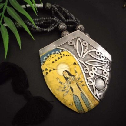 Yellow handpainted fusion