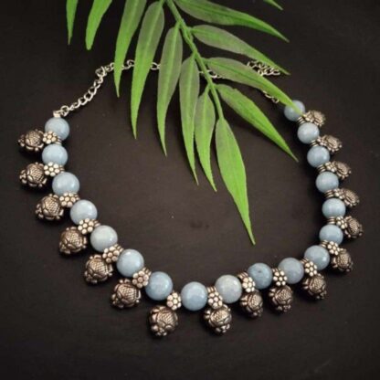 Sky blue semi precious