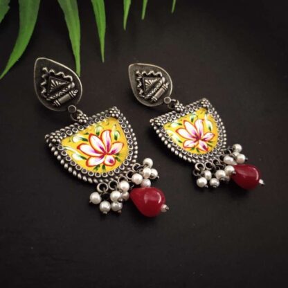 Handpainted crescent -1