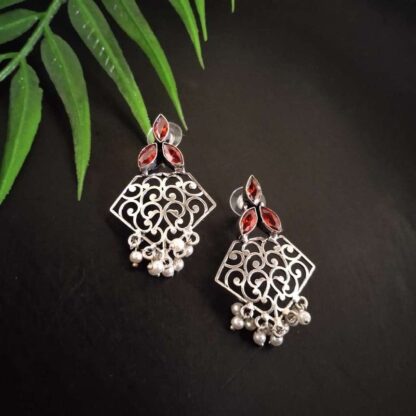 Red filigree