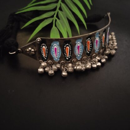 Tribal handpainted choker -2 - Image 2
