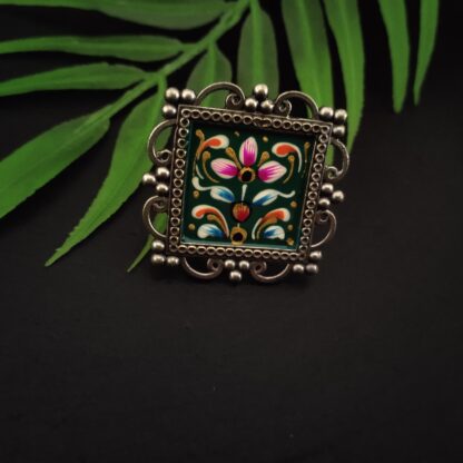 Jaali square ring -6