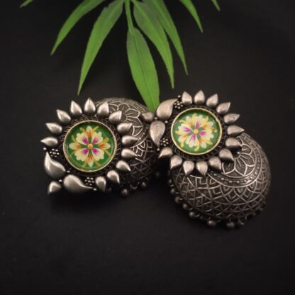 Handpainted jumbo jhumkaa -20
