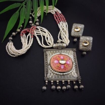 Square pearls set -4