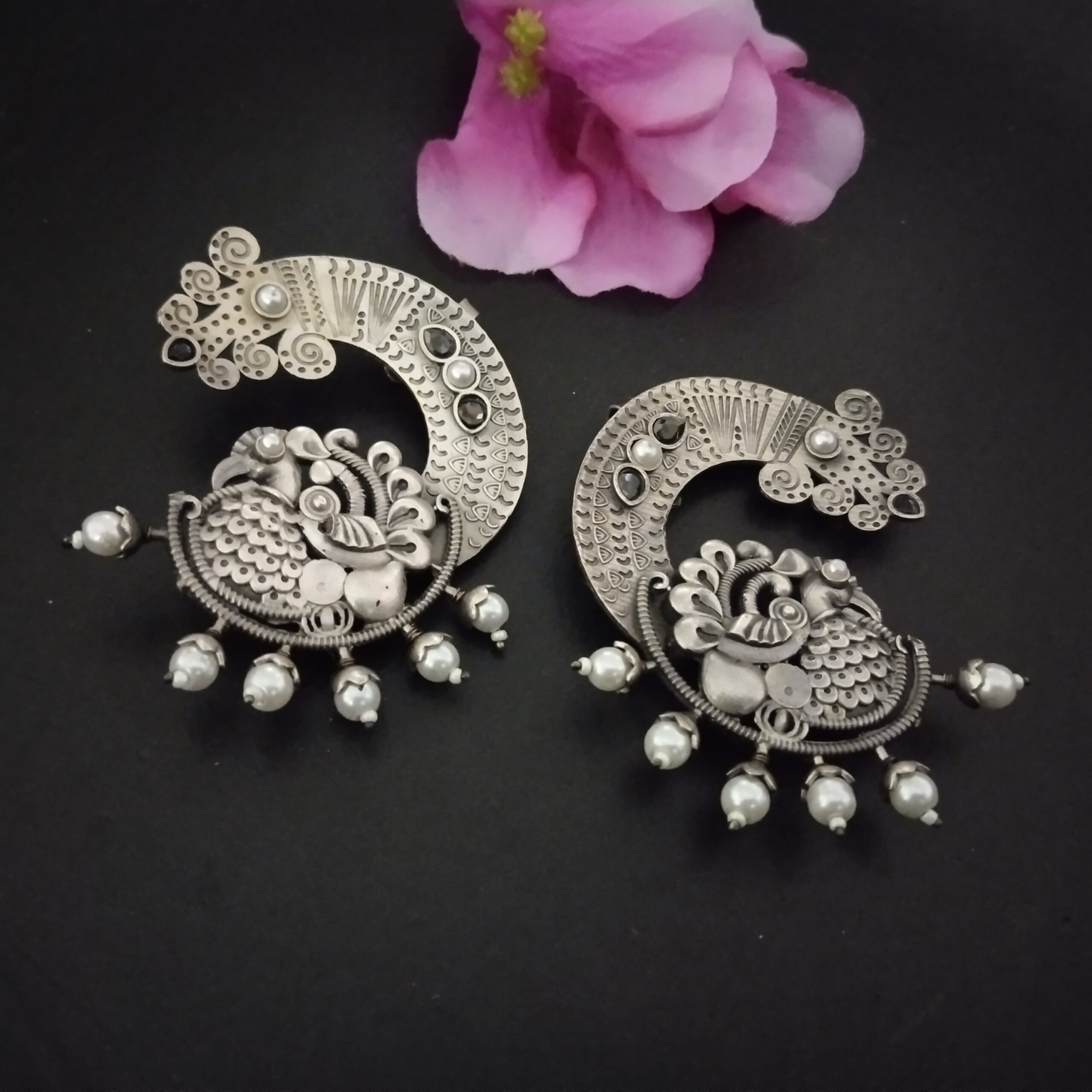 Silver Earrings online for women | Silverlinings | Handmade Filigree