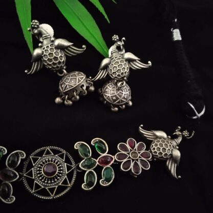 Floral bird choker set -6 - Image 2