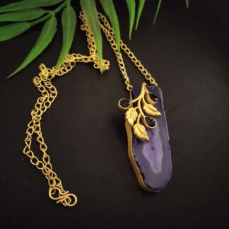 Irregular agates leaves -13