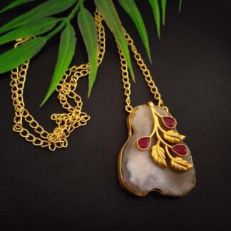 Irregular agates leaves -7