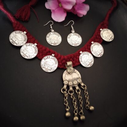 Braided Maroon