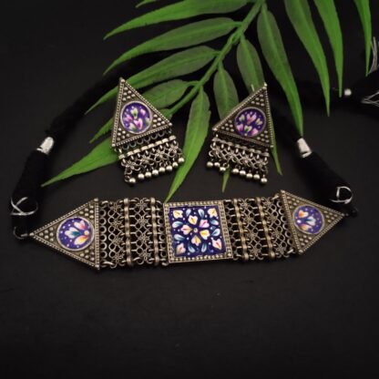 Handpainted choker set -3