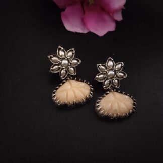 Floral pearl peach