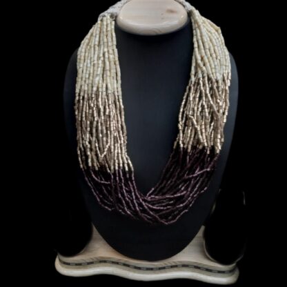 Layered shaded chini beads -4