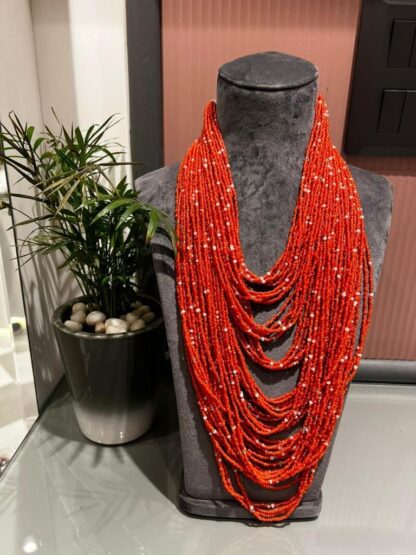 Layered chini beads -12