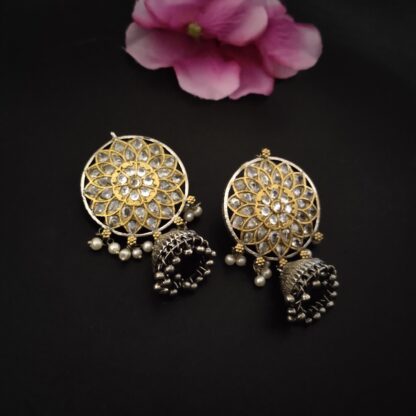 Ornate floral jhumki- 5