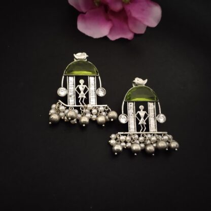 Lime green palkhi