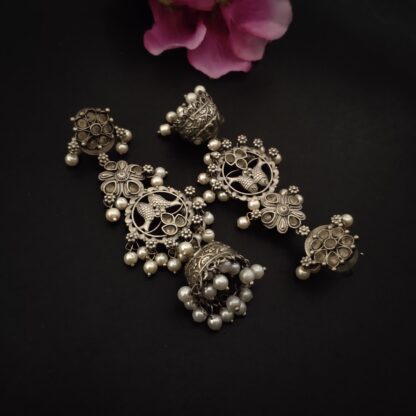 Layered matsya jhumka - 7