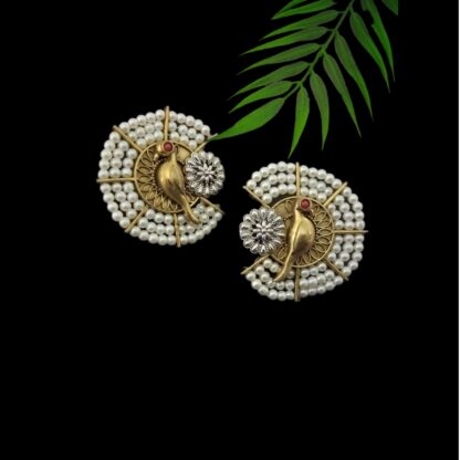 Gold dholki choker - Image 3