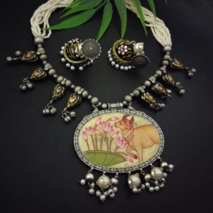 Pichwai Jhumka set -6n