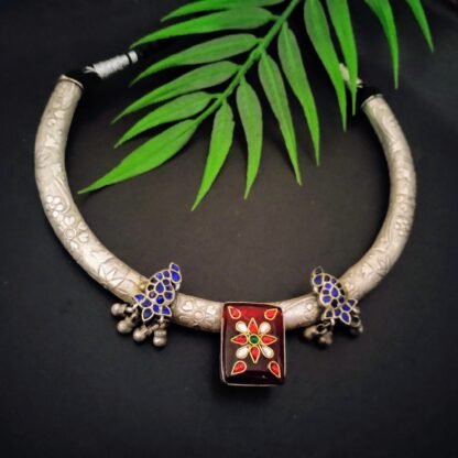 Textured jadau pendants hasli
