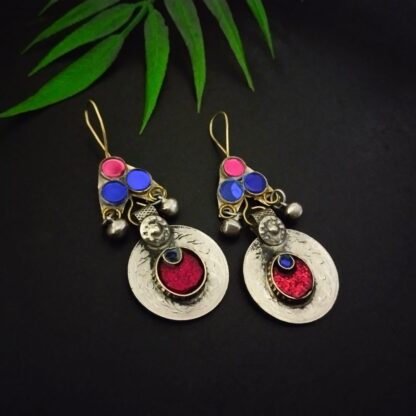 Vintage coin earrings -v