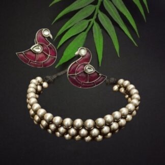 Ruby matar choker set