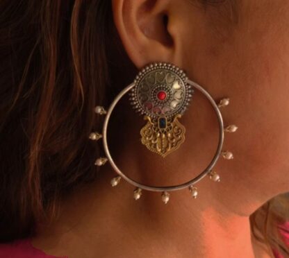 Ornate moti hoops - 3 - Image 2