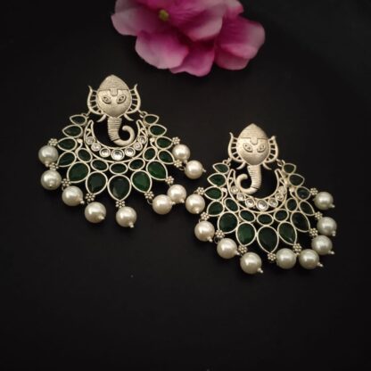 Green moti Ganesha- 3