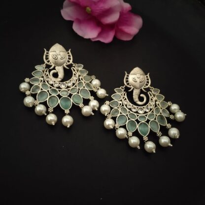Teal moti Ganesha- 2