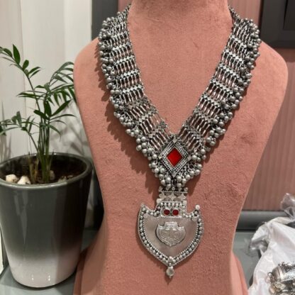 Red Jaali tribal set - Image 3