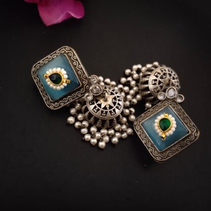Kundan fusion Jhumka - 6