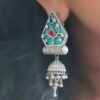Gulabi double layered jhumka - Image 2