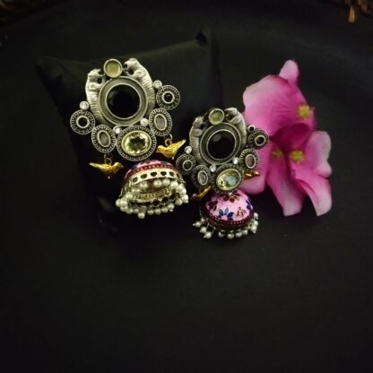 Sabyadesi ornate  jhumka - 4
