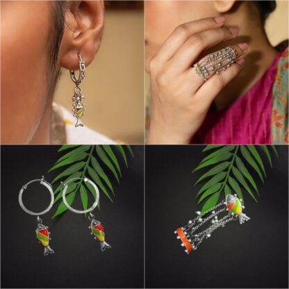 Quirky matsya hoops n ring combo -1 - Image 2