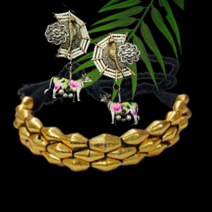 Sona prakrati dholki choker - 3
