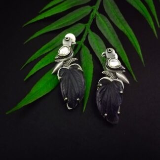 Carved leaf bird - 4
