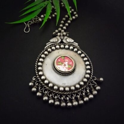 Chitrakari morni pendant - 5