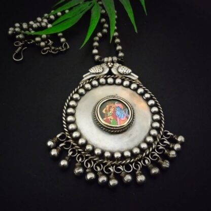 Chitrakari morni pendant - 6
