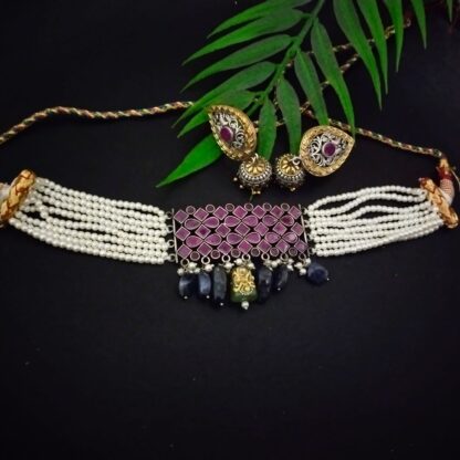 Pearl choker set  - 2