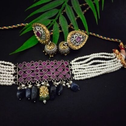 Pearl choker set  - 2 - Image 2