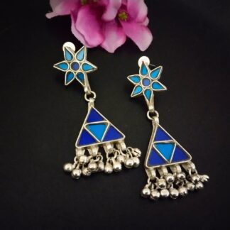 Sitara glass earrings - 1
