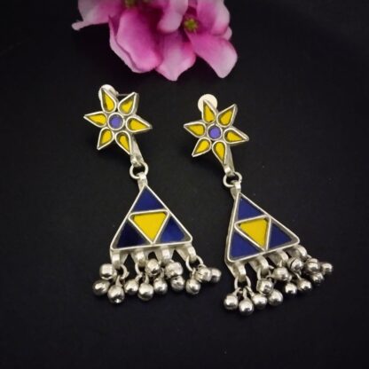 Sitara glass earrings - 2