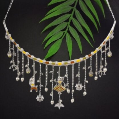 Quirky kathputli choker set - Image 2