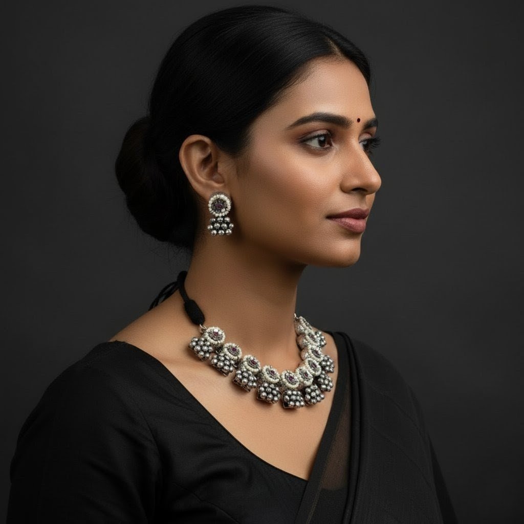 Dainty moti phool layered set  - 2 - Image 3