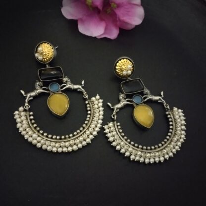 Pearl drop chandbali - 4 - Image 2