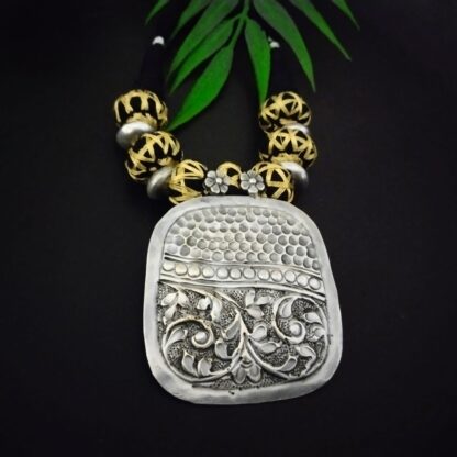 Tribal beaded square chitai - 1