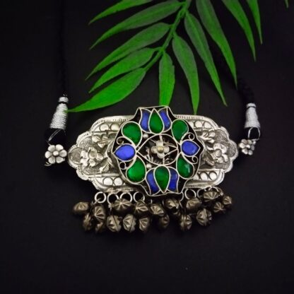 Chitai floral Kemp choker -1